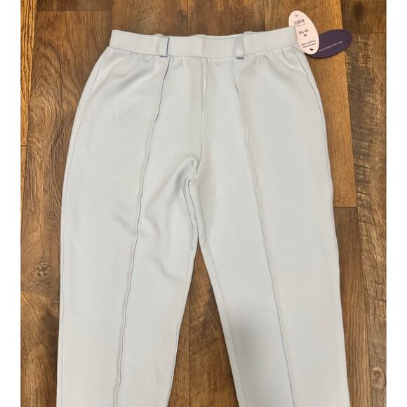 Scoop Pintucked Track Pants Blue Size Medium (8–10) NWT Slim Comfy Tapered Fit - Picture 2 of 6